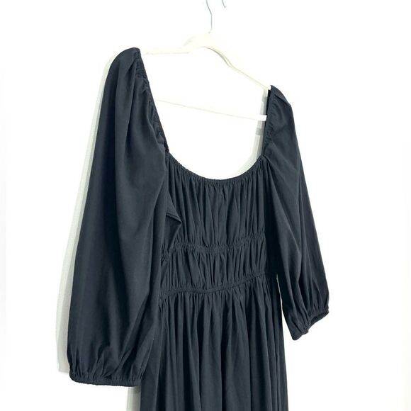 NWT Reformation Bennie midi dress in black - Picture 11 of 15